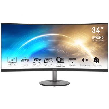 PRO MP341CQ MSI 34in UWQHD VA 100Hz FreeSync Curved Business Moni(In Stock)