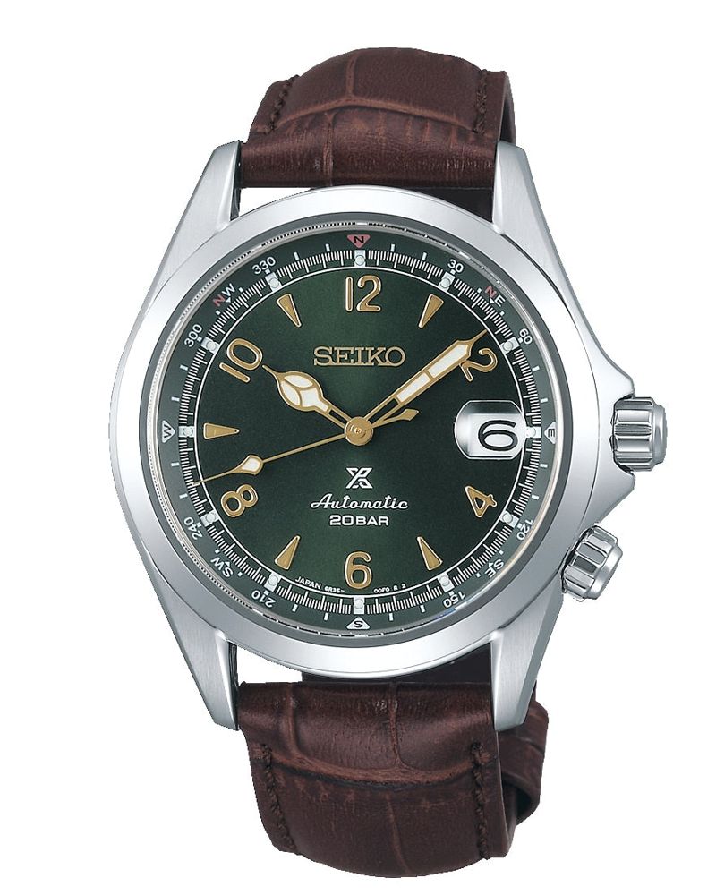 Seiko Prospex "Alpinist" Green Dial Leather SPB121J
