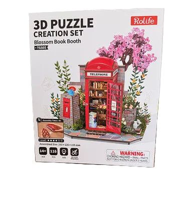 Robotime DIY Blossom Book Booth