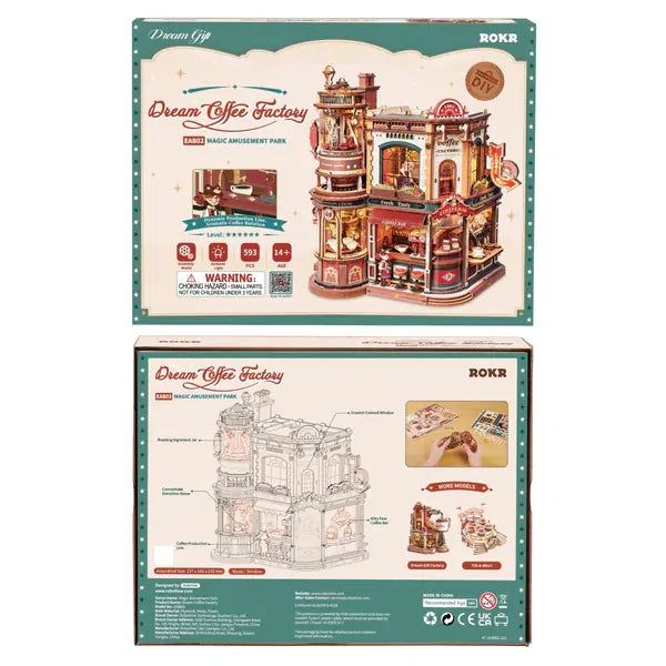 Robotime Rokr Dream Coffee Factory