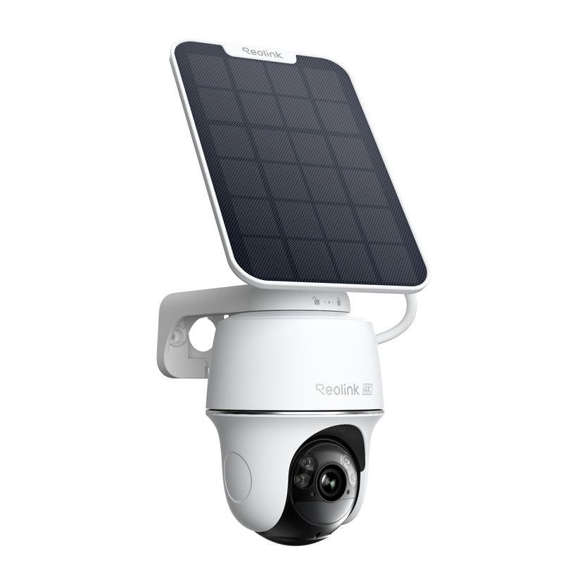 Reolink Argus PT Ultra 4K Pan Tilt Automatic Tracking Battery Security Camera+Solar Panel(2 Pack)