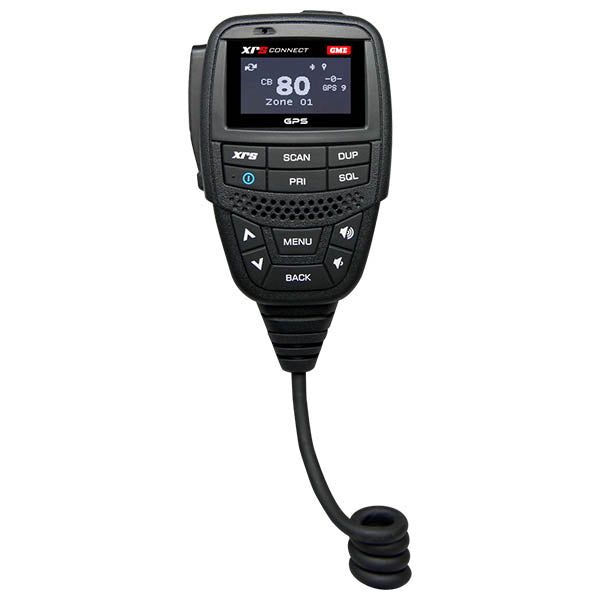 GME MC668B-IP XRS Connect IP67 OLED Speaker Microphone with GPS