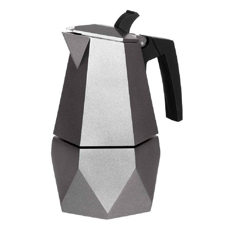 Avanti Geo Espresso Coffee Maker - 200Ml / 4 Cup - Grey | Espresso Coffee Maker | Geo